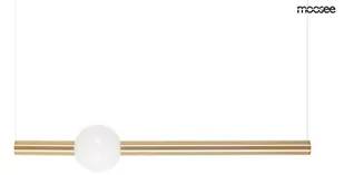 Moosee Libra lampa wisząca 1x10W LED złoty/biały MSE010100221 - Lampy sufitowe - miniaturka - grafika 1