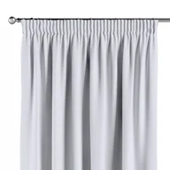 Zasłony - Zasłona na taśmie marszczącej 1 szt., stalowa biel, Blackout - zaciemniające - miniaturka - grafika 1