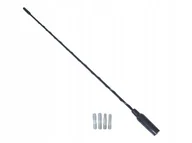 Anteny samochodowe - Maszt antenowy 41cm z 4 adapterami - miniaturka - grafika 1