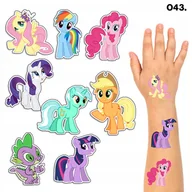 Zabawki kreatywne - TATUA��E ZMYWALNE DLA DZIECI TYMCZASOWE MY LITTLE PONY - 8 EL. / 150 WZOR��W - miniaturka - grafika 1