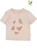 Kaftaniki dla niemowląt - Wheat Koszulka "Butterflies" w kolorze jasnoróżowym - miniaturka - grafika 1
