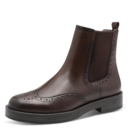 Tamaris Damskie sztyblety Boot Flat 1-25338-45, mahogany, 40 EU, maho?, 40 EU