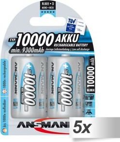 Ansmann Akumulator D / R20 9300mAh 5 szt.