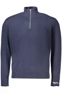 Koszule męskie - Niebieski sweter męski Pepe Jeans - miniaturka - grafika 1