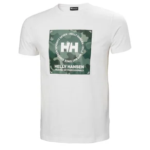 Męska Koszulka z krótkim rękawem HELLY HANSEN CORE GRAPHIC T 53936_002 – Biały - Koszulki męskie - miniaturka - grafika 1