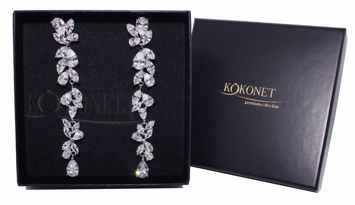 Kolczyki ślubne BLANCA