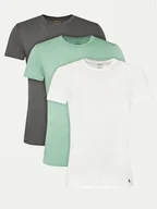 Koszulki męskie - Polo Ralph Lauren Komplet 3 t-shirtów 714830304033 Kolorowy Slim Fit - miniaturka - grafika 1