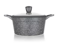 Garnki - Aluminiowy garnek wytłaczany GRANITE 28 cm 6,4l - miniaturka - grafika 1