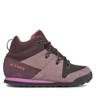 Buty trekkingowe dziecięce - Trekkingi adidas Terrex Snowpitch IF7506 Fioletowy - miniaturka - grafika 1
