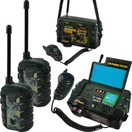 Krótkofalówki - ISO Krótkofalówka  Walkie talkie zestaw baza + 2 krótkofalówki uniwersalny 2504-uniw - miniaturka - grafika 1