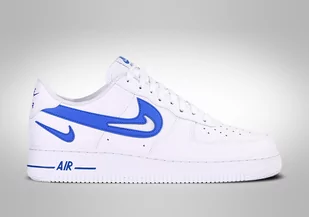 Nike Air Force 1 Low '07 Fm Cut Out Swoosh White Blue - Koszykówka - miniaturka - grafika 1