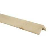 Listwy przypodłogowe - Kątownik świerk 50 g 40 x 40 x 1000 mm - miniaturka - grafika 1