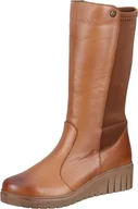 Kozaki damskie - Piazza Damskie 970034-21 Półdługie kozaki, 39 EU, brązowy, 39 EU - miniaturka - grafika 1