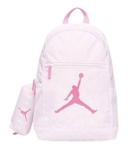 Plecak szkolny Air Jordan Jumpman School Pencil Case Backpack Pink Różowy + Piórnik - 9B0503-I0A