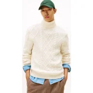 Swetry męskie - Tommy Hilfiger Wełniany golf Loose fit z dodatkiem kaszmiru - miniaturka - grafika 1