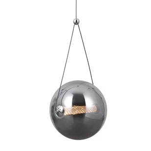 Wisząca lampa Rastia PND-34361-L-CH-SG Italux LED 12W 3000K kula chrom - Lampy sufitowe - miniaturka - grafika 1