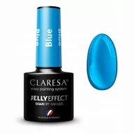 Lakiery do paznokci - Claresa Jelly Blue lakier hybrydowy 5 ml - miniaturka - grafika 1