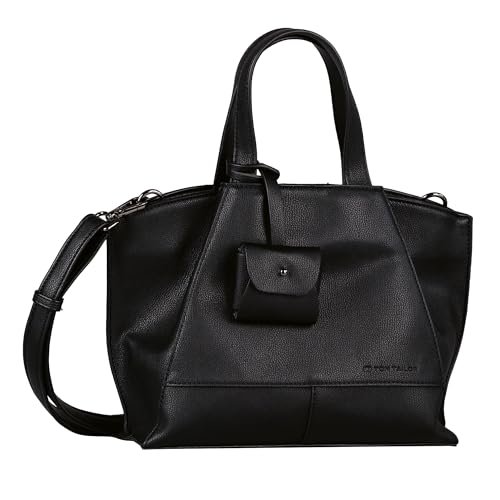 TOM TAILOR bags Adrienn damska torba na ramię na ramię z zamkiem błyskawicznym średnia czarna, czarny, Nowoczesny