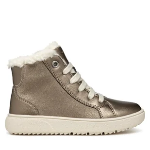 Trzewiki Geox J Theleven Girl B Ab J46HTA 077BC C9006 S Szary - Buty dla dziewczynek - miniaturka - grafika 1