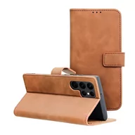 Etui i futerały do telefonów - OEM Kabura Tender Book Do Samsung Galaxy S22 Ultra Brązowy - miniaturka - grafika 1
