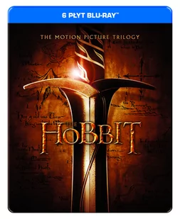 Hobbit Filmowa trylogia Edycja limitowana steelbook 6xBlu-Ray) Peter Jackson - Pozostałe filmy Blu-Ray - miniaturka - grafika 1