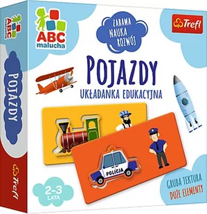 Trefl Pojazdy Abc Malucha 01942 - Gry planszowe - miniaturka - grafika 2