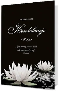 Karnet B6 Kondolencje - artykuł papierniczy - Kartki okolicznościowe i zaproszenia - miniaturka - grafika 1