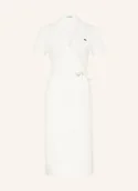 Sukienki - Lacoste Sukienka Kopertowa weiss - miniaturka - grafika 1