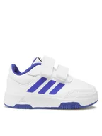 Buty dla dziewczynek - adidas Sneakersy Tensaur Sport Training Hook and Loop Shoes H06301 Biały - miniaturka - grafika 1