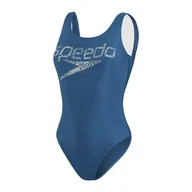 Stroje kąpielowe - Speedo Damski strój kąpielowy z głębokim zapięciem w kształcie litery U - miniaturka - grafika 1