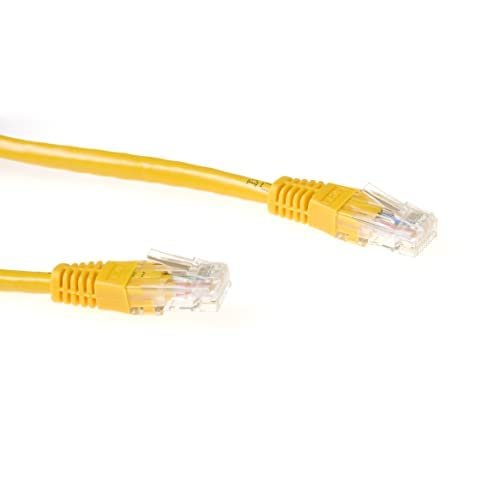 ACT IB8820 kabel sieciowy Żółty 20 m Cat6 U/UTP (UTP)