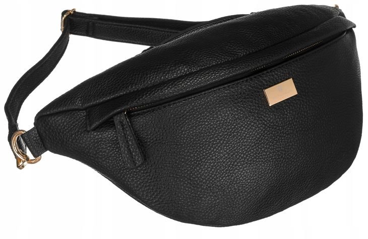 Duża nerka saszetka damska na ramię crossbody pojemna miejska PETERSON