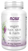 Witaminy i minerały - Now Foods Foods FOODS Hair, Skin & Nails 90 kaps. vege NW844 - miniaturka - grafika 1