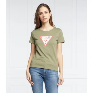 GUESS T-shirt ORIGINAL | Regular Fit - Koszulki i topy damskie - miniaturka - grafika 1