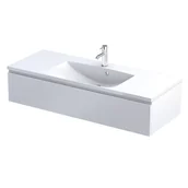 Szafki łazienkowe - Szafka łazienkowa pod umywalkę Oristo Brylant 120 cm biały mat OR36-SD1S-120-2R - miniaturka - grafika 1