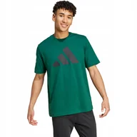 Koszulki męskie - Koszulka męska adidas PWR 3 T zielona IY8585 M - miniaturka - grafika 1