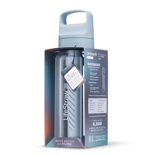LifeStraw Go 2.0 Błękitna butelka filtrująca 1L Icelandic Blue - Butelki filtrujące - miniaturka - grafika 3