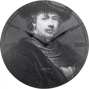 Nextime Zegar ścienny Rembrandt, szary, 50 cm - Zegary - miniaturka - grafika 1