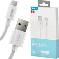 Kable USB - Kabel USB Rock ROCK P8 Kabel USB-C do USB-A 2A 100cm - miniaturka - grafika 1
