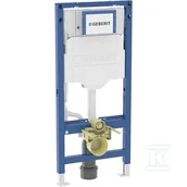 Stelaże i zestawy podtynkowe do WC - Stelaż podtynkowy Geberit Duofix do wiszących misek WC, 112 cm, ze spłuczką podtynkową Sigma 12 cm i Power & Connect Box - miniaturka - grafika 1