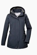 Kurtki damskie - G.I.G.A. DX Damska kurtka softshellowa/kurtka outdoorowa z odpinanym kapturem GS 75 WMN SFTSHLL JCKT, granatowa, 50, 42695-000 - miniaturka - grafika 1