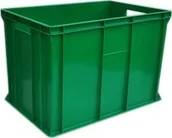 Pojemniki przemysłowe - Artech Pojemnik transportowy EURO 410 zielony - miniaturka - grafika 1