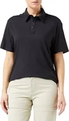 Koszulki i topy damskie - WRANGLER SS PERFORMANCE POLO BLACK WA7HDU100 xl - miniaturka - grafika 1