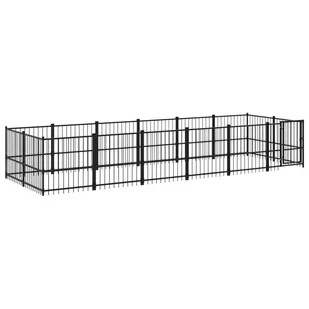Lumarko Kojec zewnętrzny dla psa, stalowy, 11,26 m²! - Budy dla psów - miniaturka - grafika 3