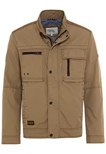 camel active Męska bluza z wieloma kieszeniami z mieszanki bawełny, brązowy, 98 - Bluzy męskie - miniaturka - grafika 1