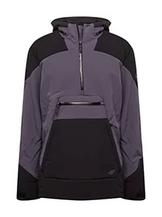 4F Męska kurtka Softshell, Głęboki czarny, XXL - Kurtki męskie - miniaturka - grafika 1