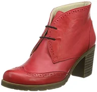 Kozaki damskie - Andrea Conti Damskie kozaki z krótką cholewką 1672711, czerwony - Czerwony czerwony 021-40 EU - miniaturka - grafika 1