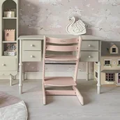 Szafy i szafki dla dzieci - Biurko retro babushka oliwka - miniaturka - grafika 1