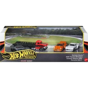 Zestaw pojazdów Hot Wheels Premium JBM05 (4 szt.) - Samochody i pojazdy dla dzieci - miniaturka - grafika 1