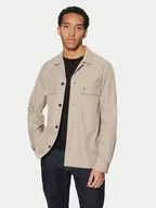 Koszule męskie - Calvin Klein Koszula K10K113815 Beżowy Regular Fit - miniaturka - grafika 1